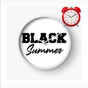 Black Summer clock